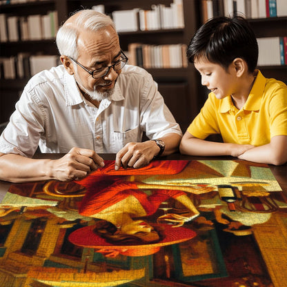 Alma Wooden Jigsaw Puzzles 1000 pcs - Gregg Acini Adoree Designs - Jigsaw Puzzle