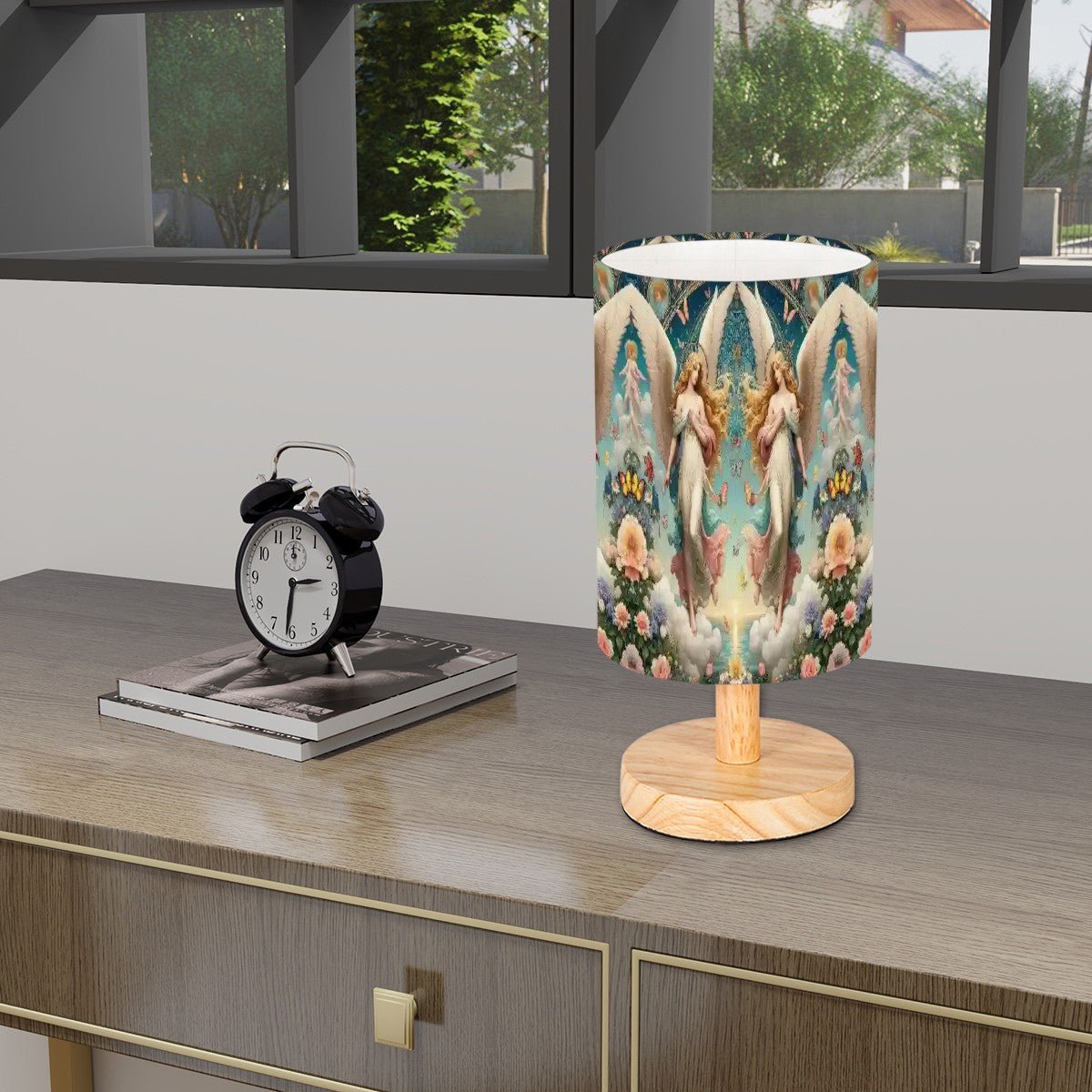 Angels 1 Cylindrical Table Lamp - Gregg Acini Adoree Designs - Lamp