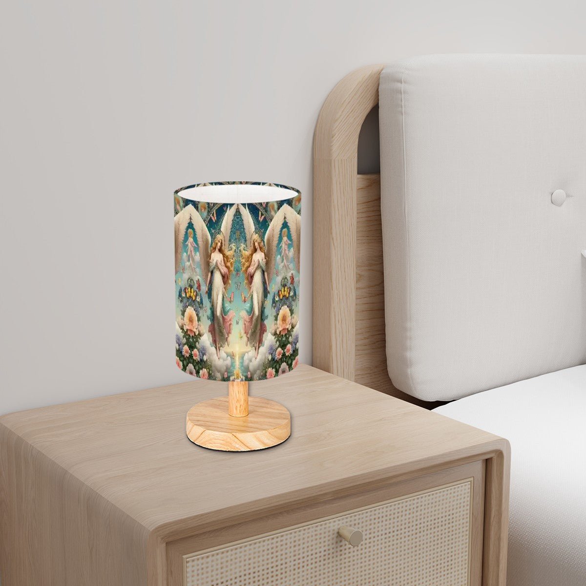 Angels 1 Cylindrical Table Lamp - Gregg Acini Adoree Designs - Lamp
