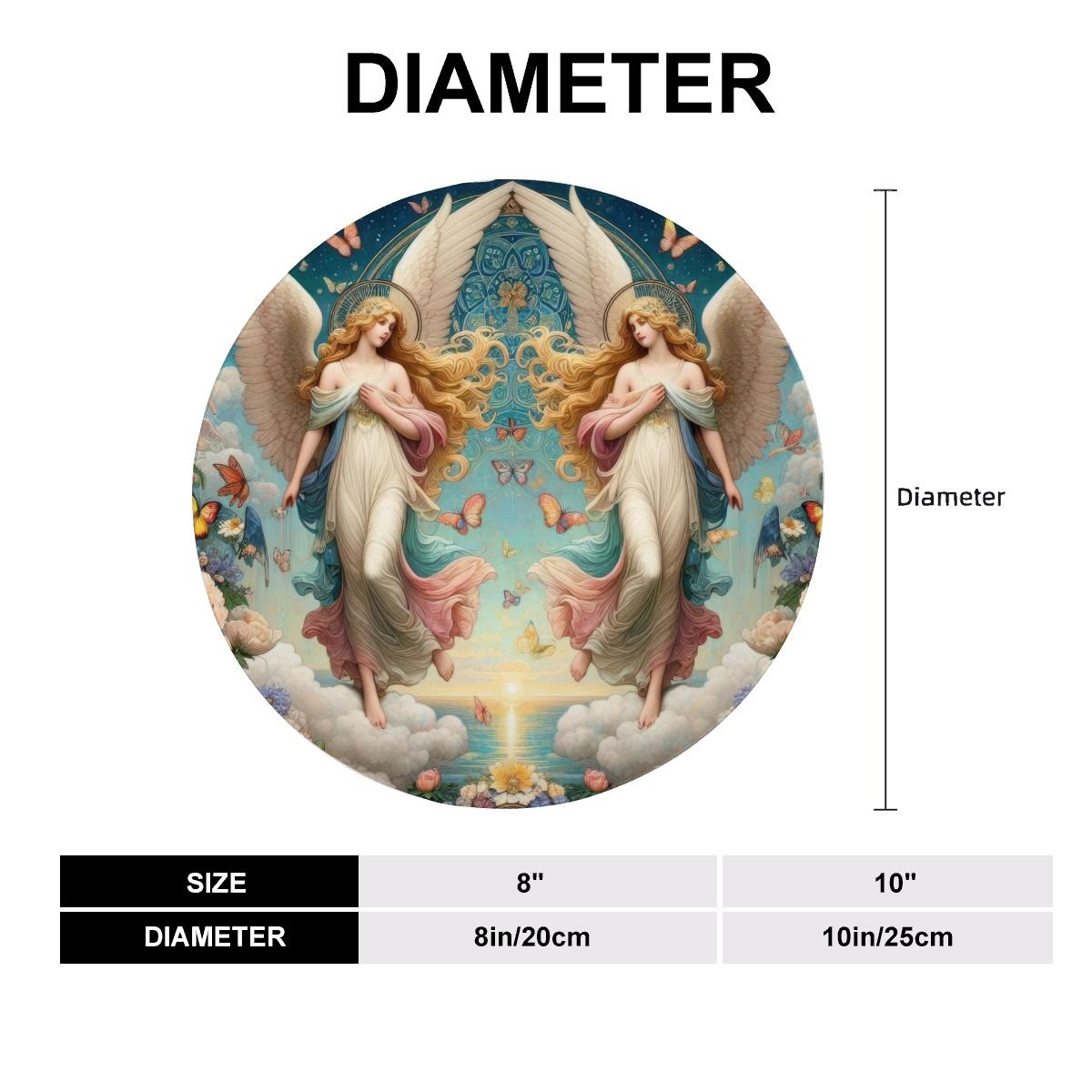 Angels 1 Decorative Plate - Gregg Acini Adoree Designs - Home Accessories