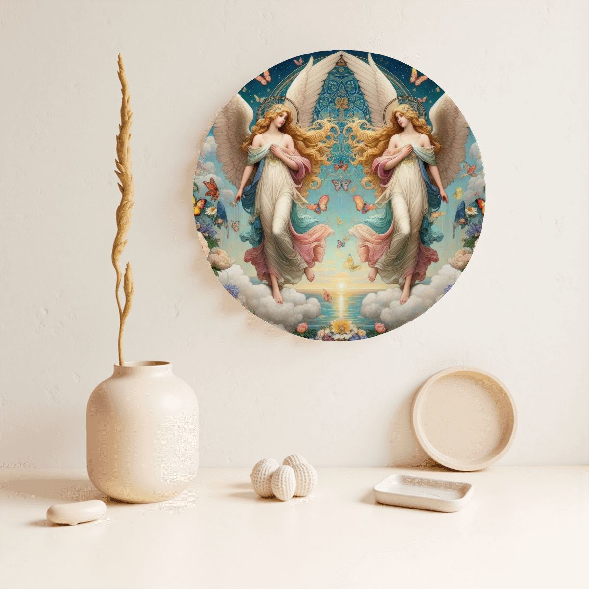 Angels 1 Decorative Plate - Gregg Acini Adoree Designs - Home Accessories