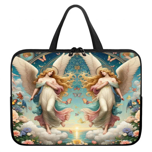 Angels 1 Laptop Bag - Gregg Acini Adoree Designs - Computer Bag