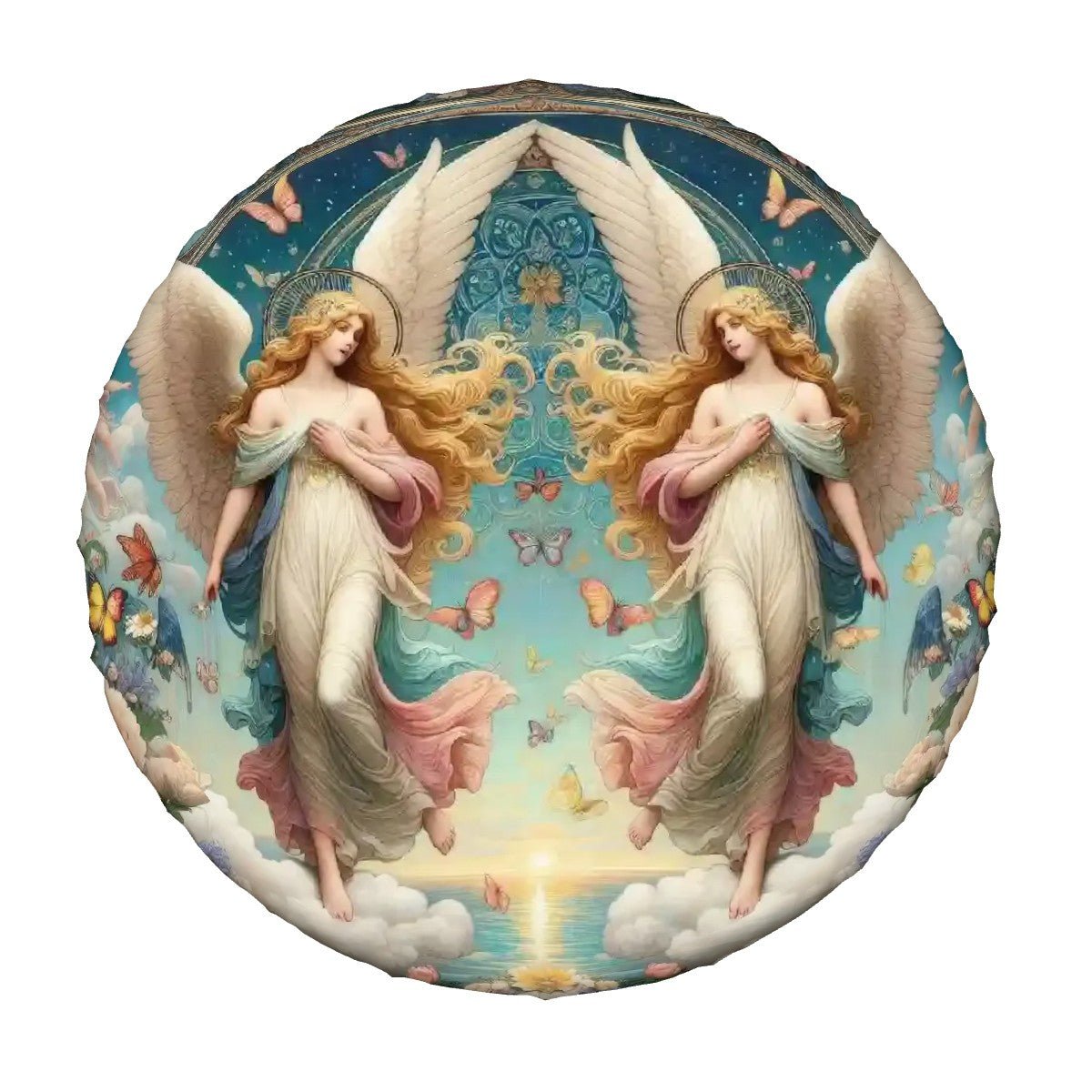 Angels 1 - Thickened Spare Tire Cover - Gregg Acini Adoree Designs - Spare Tire Cover