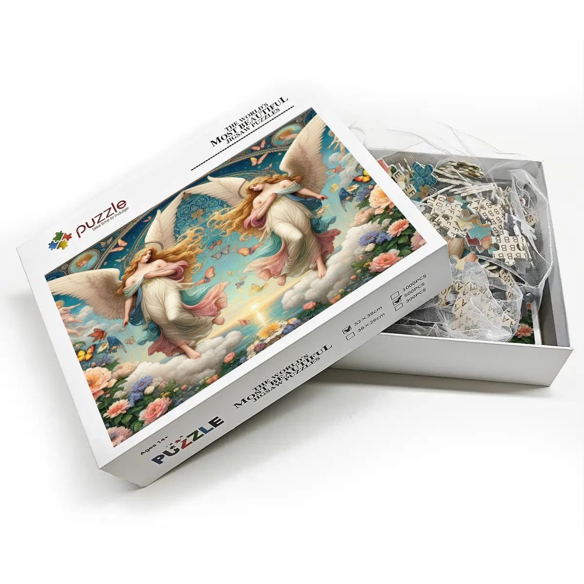 Angels 1 Wooden Jigsaw Puzzles 500 pcs - Gregg Acini Adoree Designs - Jigsaw Puzzle