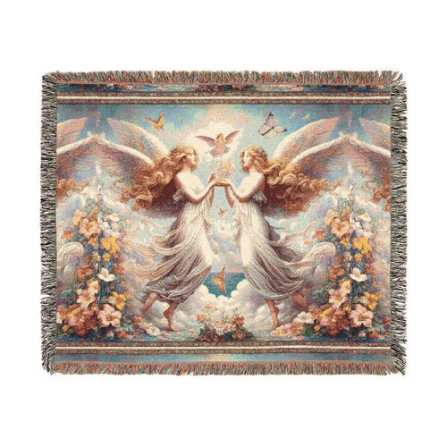 Angels 2 Woven Blanket - Cozy Home Décor - Gregg Acini Adoree Designs - Home Decor