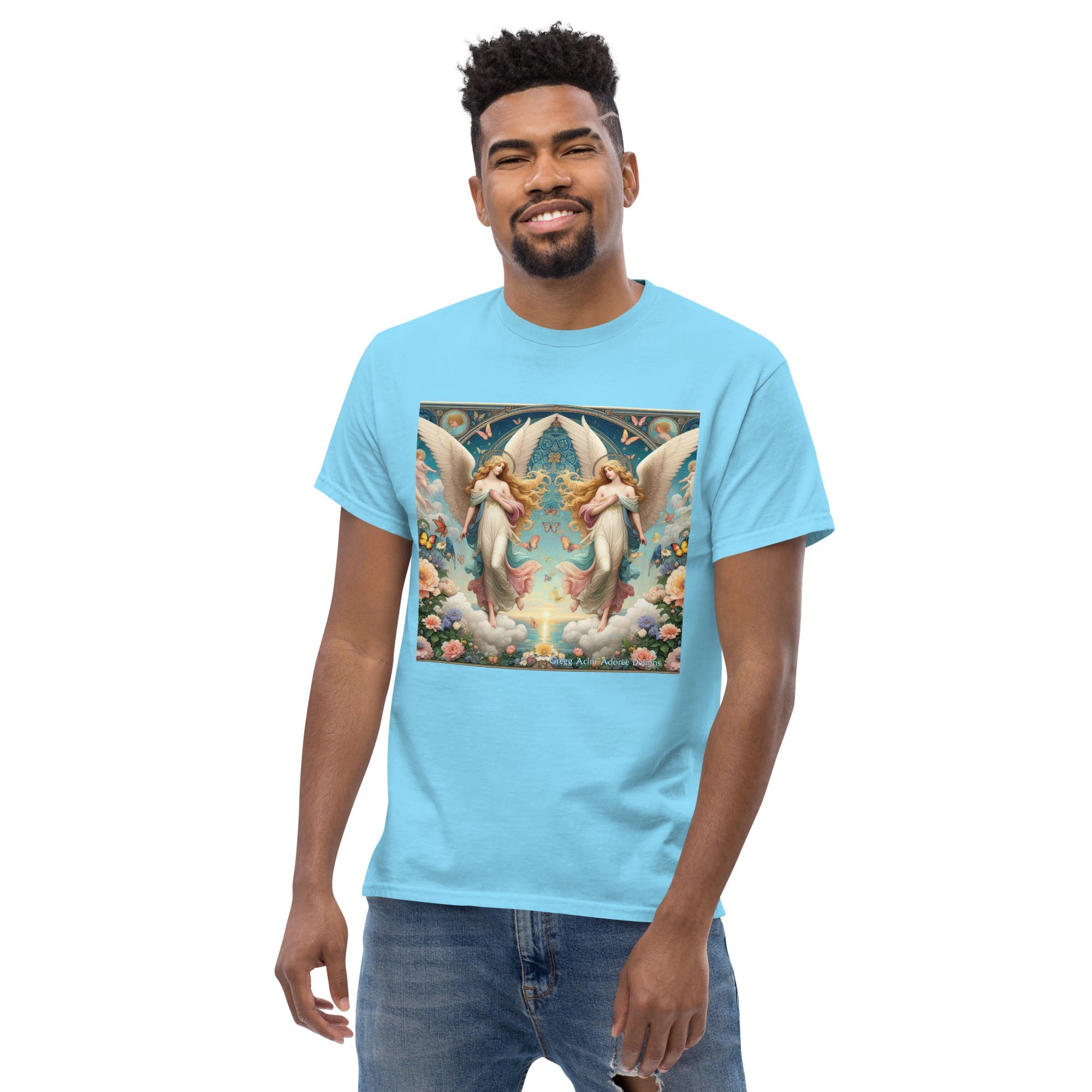 Angels1 Unisex classic tee by Gregg Acini Adoree Designs - Gregg Acini Adoree Designs - Tee Shirt