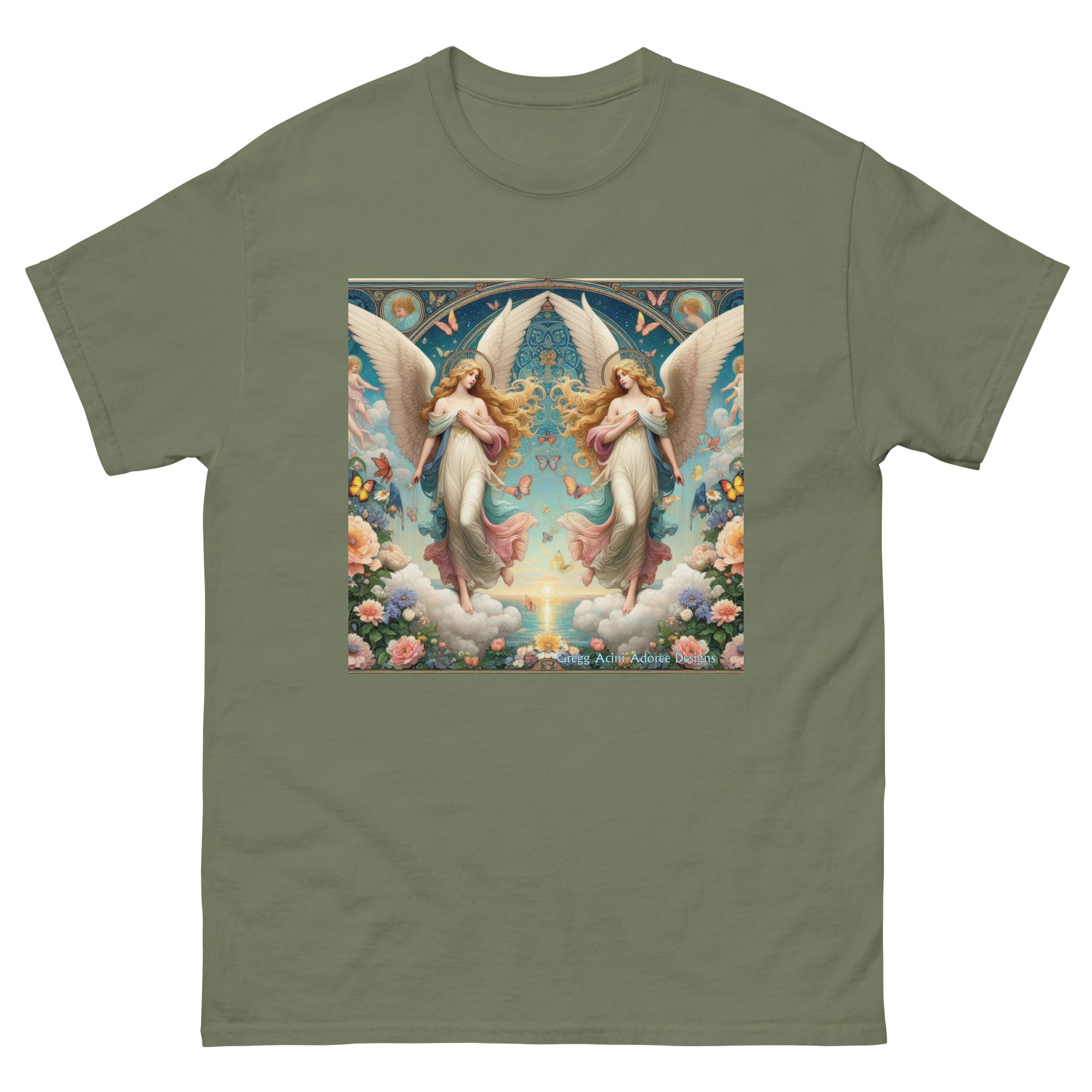 Angels1 Unisex classic tee by Gregg Acini Adoree Designs - Gregg Acini Adoree Designs - Tee Shirt