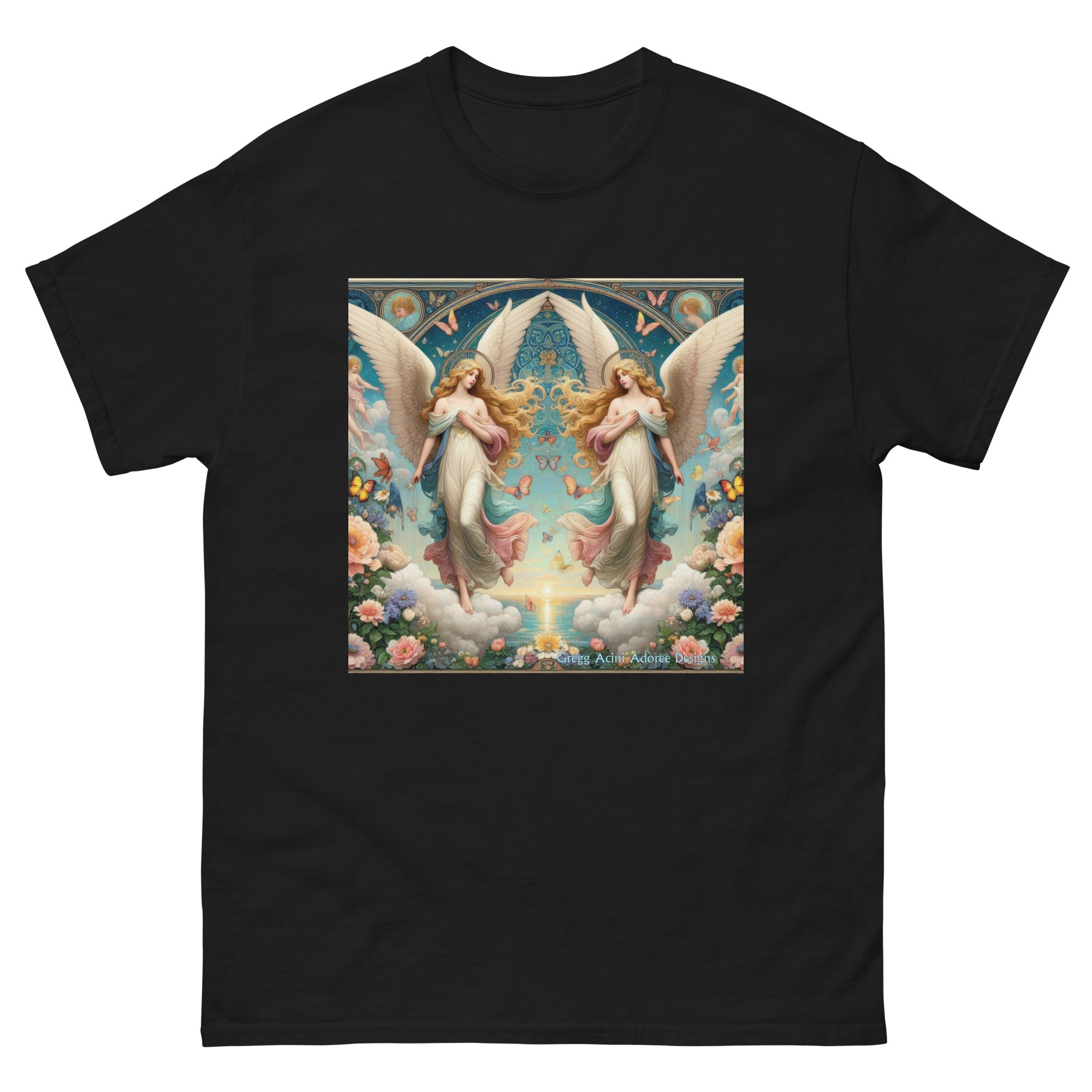 Angels1 Unisex classic tee by Gregg Acini Adoree Designs - Gregg Acini Adoree Designs - Tee Shirt