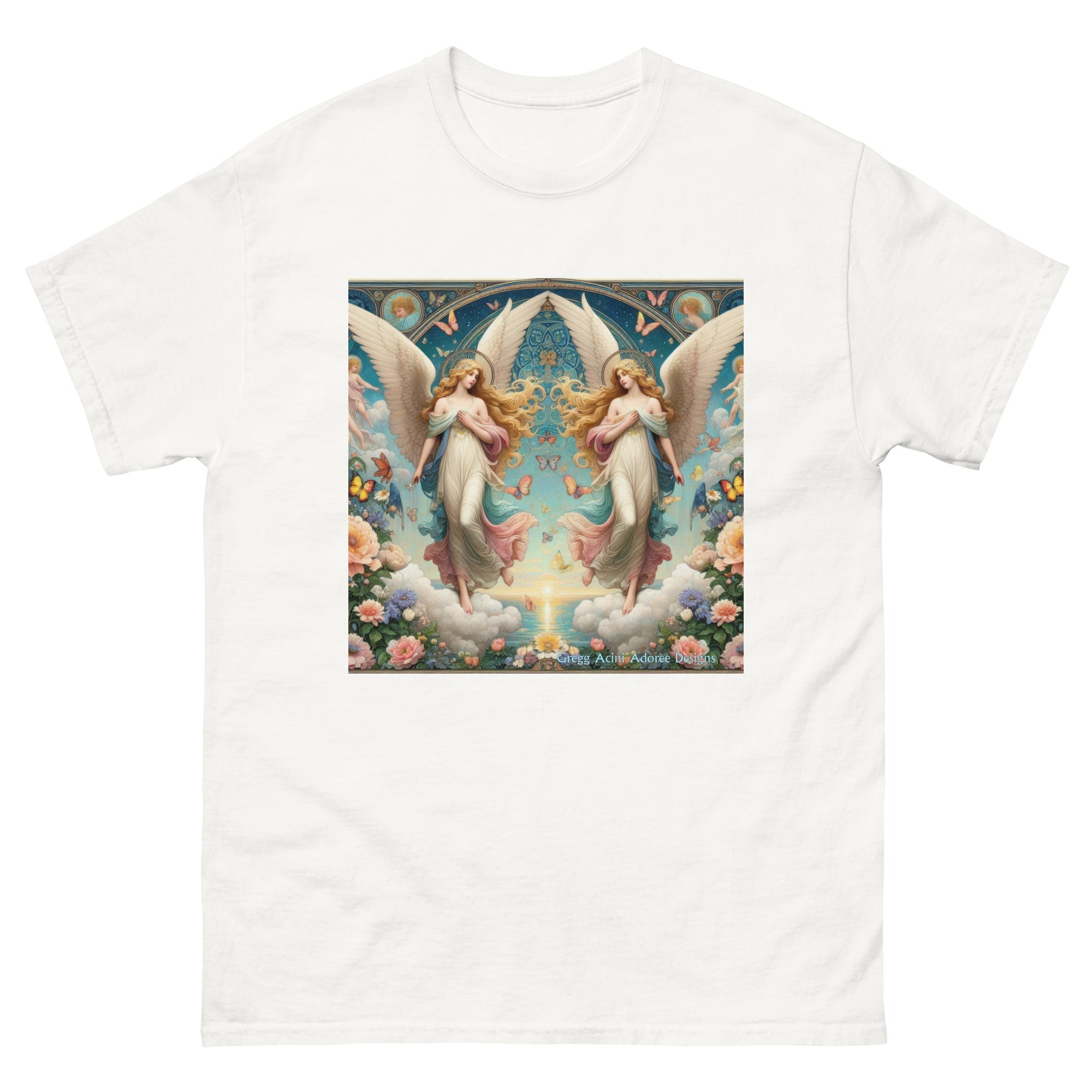 Angels1 Unisex classic tee by Gregg Acini Adoree Designs - Gregg Acini Adoree Designs - Tee Shirt