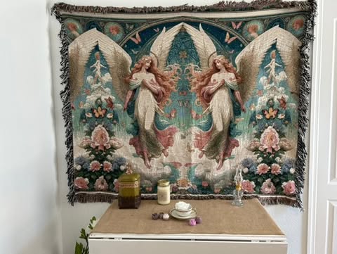 Angels1 Woven Blanket - Cozy Home Décor for Nature Lovers - Gregg Acini Adoree Designs - Blanket