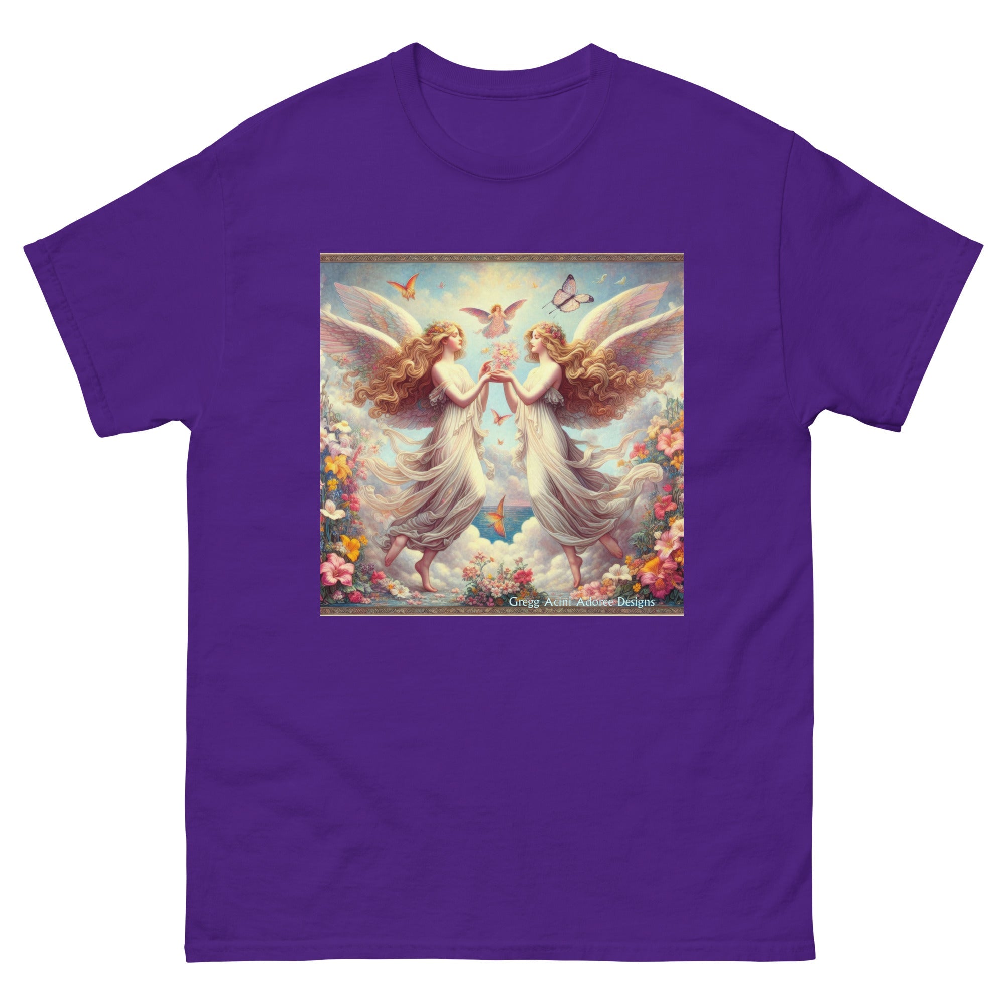 Angels2 Unisex classic tee by Gregg Acini Adoree Designs - Gregg Acini Adoree Designs - Tee Shirt