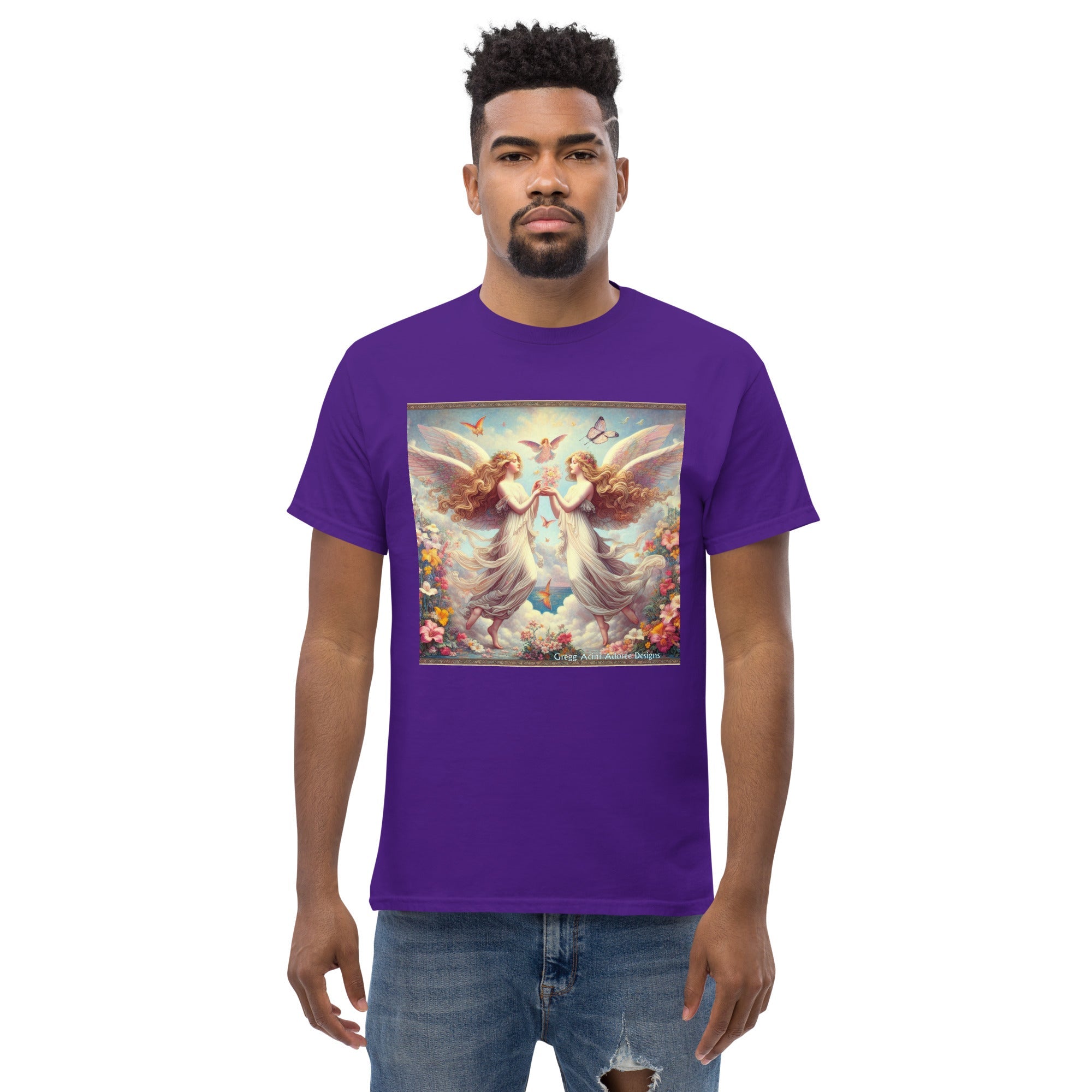 Angels2 Unisex classic tee by Gregg Acini Adoree Designs - Gregg Acini Adoree Designs - Tee Shirt