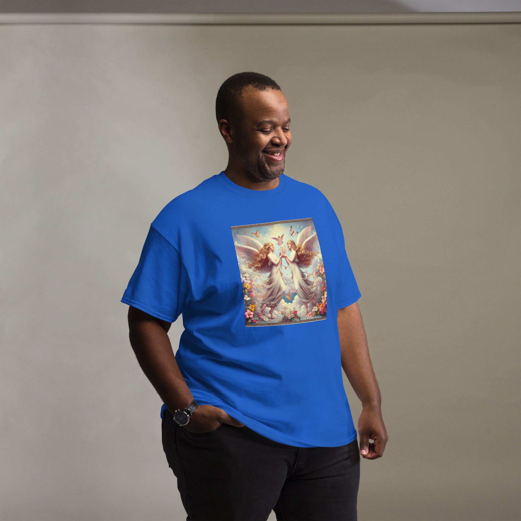 Angels2 Unisex classic tee by Gregg Acini Adoree Designs - Gregg Acini Adoree Designs - Tee Shirt