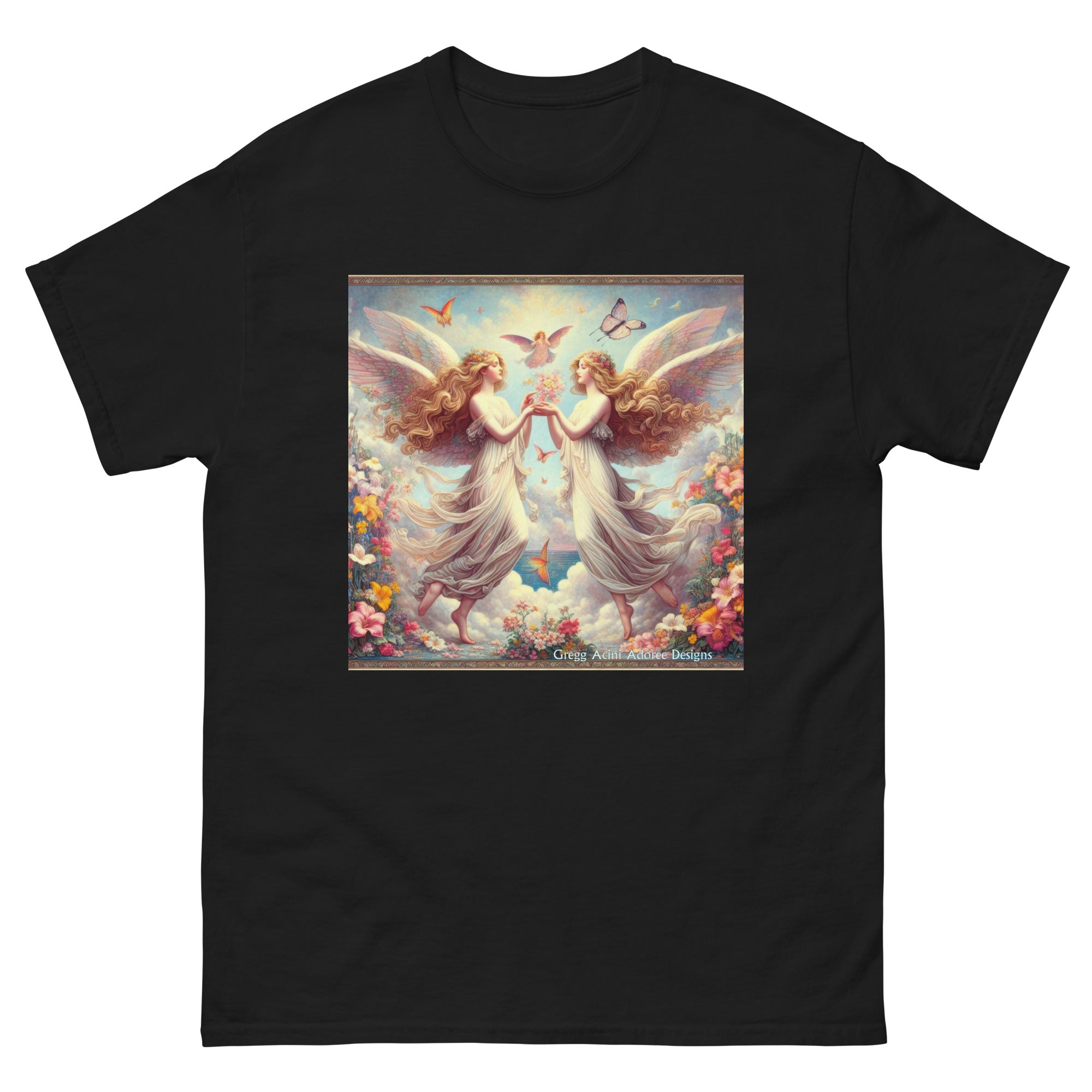 Angels2 Unisex classic tee by Gregg Acini Adoree Designs - Gregg Acini Adoree Designs - Tee Shirt
