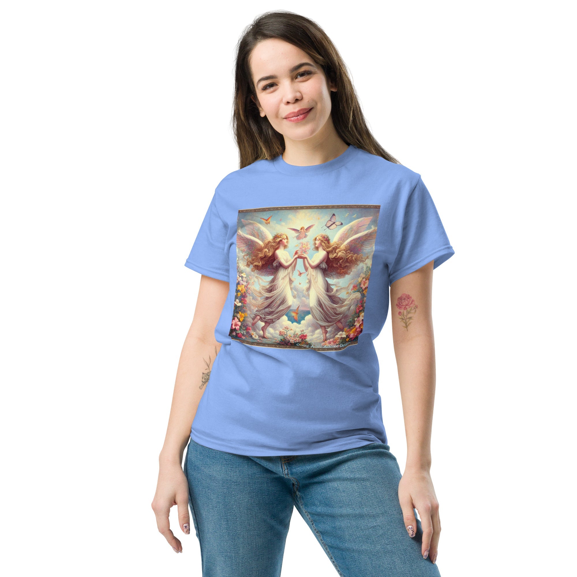 Angels2 Unisex classic tee by Gregg Acini Adoree Designs - Gregg Acini Adoree Designs - Tee Shirt