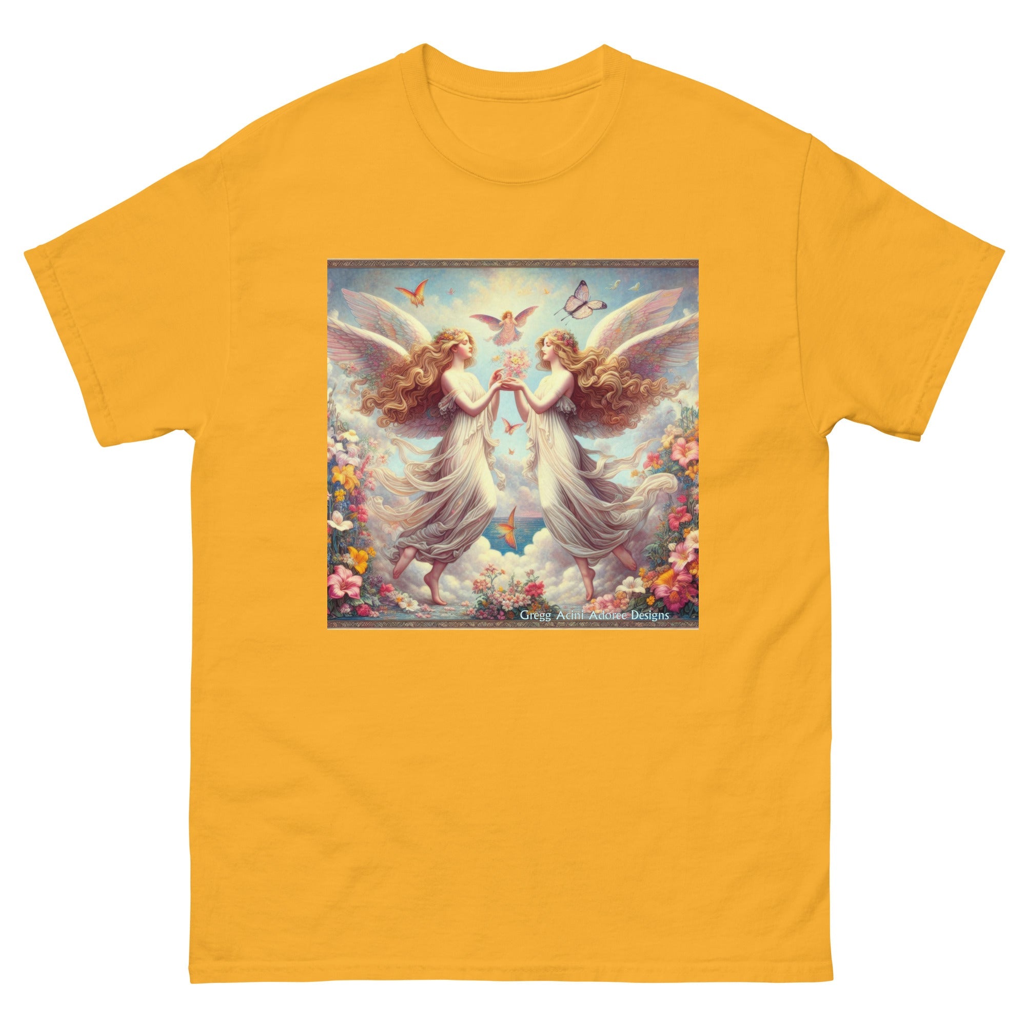 Angels2 Unisex classic tee by Gregg Acini Adoree Designs - Gregg Acini Adoree Designs - Tee Shirt