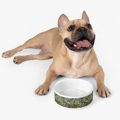 Artistic Dragonflies Pet Bowl - Vibrant Nature Design for Stylish Pets - Gregg Acini Adoree Designs - Pets