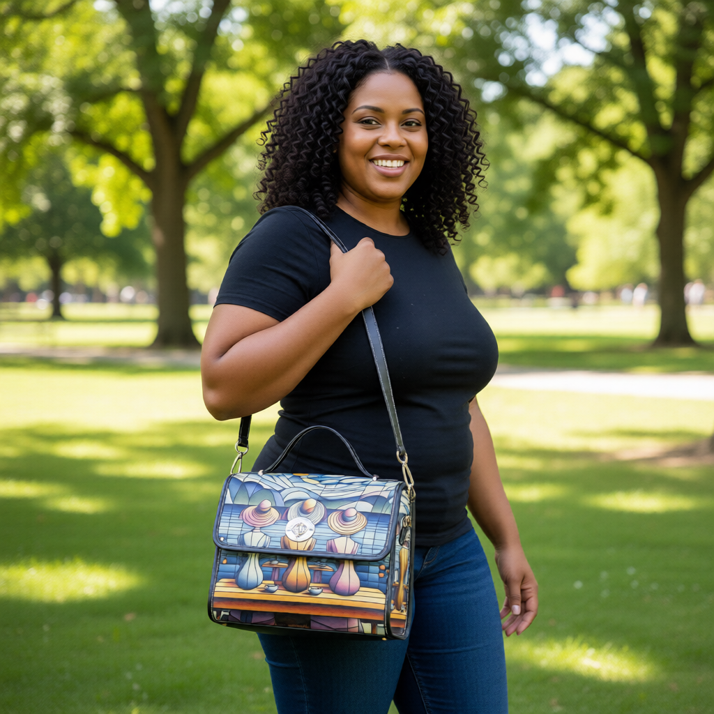 Klee Ladies 3 Satchel Waterproof Canvas Bag