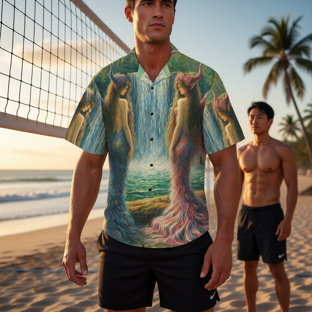 Sisters Hawaiian Shirt with Chest Pocket