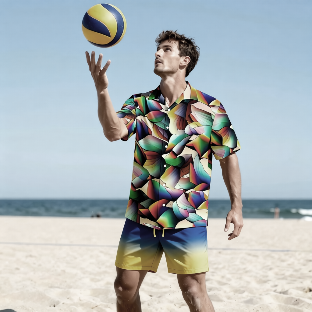 Abstract Hummingbirds Hawaiian Shirt without pocket