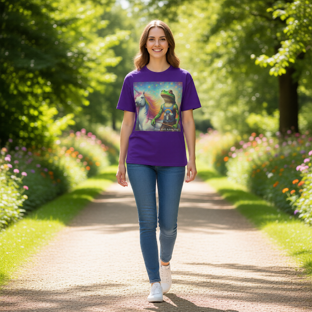 Proud Ally Frog and Unicorn Unisex classic tee