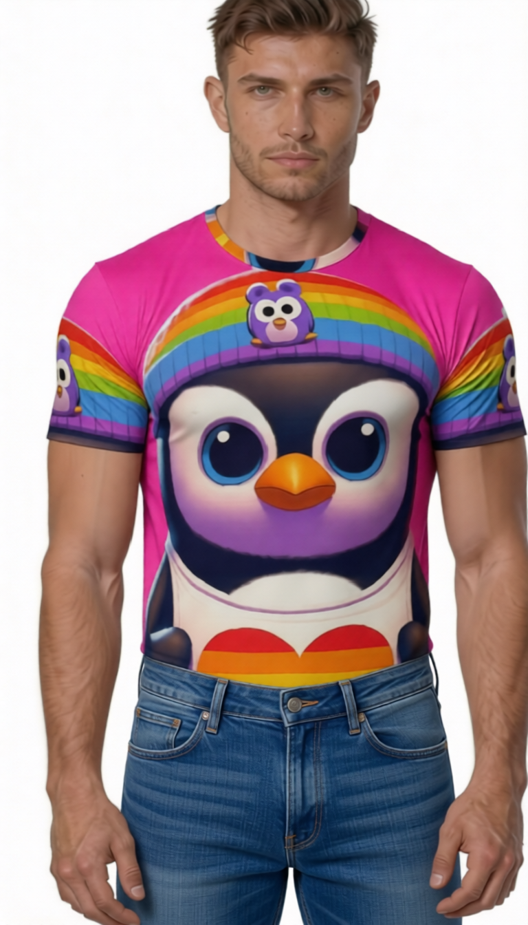 Proud Luz the Penguin Short-Sleeve T-Shirt
