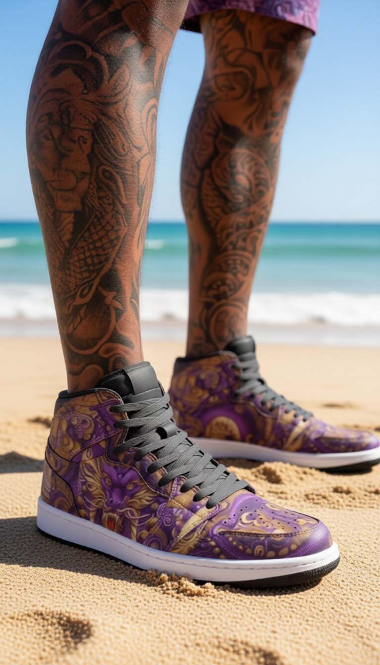 Purple Dragon Unisex Sneaker TR