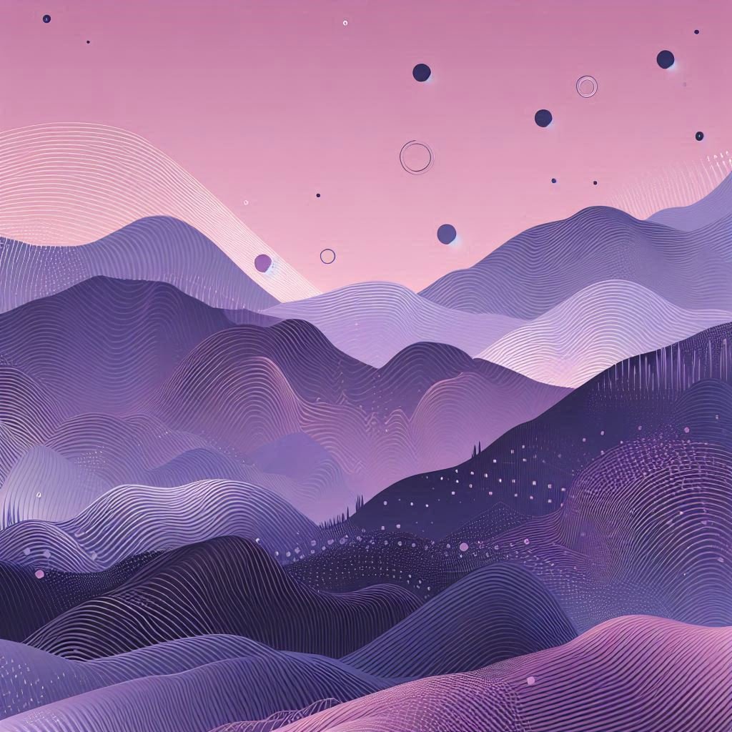 Asian Line Abstracts Study - Gregg Acini Adoree Designs - 