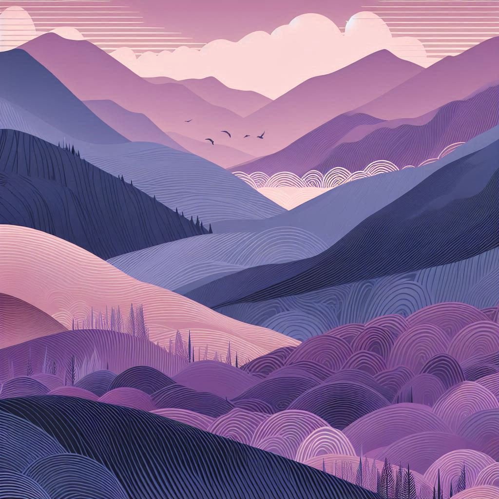 Asian Line Abstracts Study - Gregg Acini Adoree Designs - 