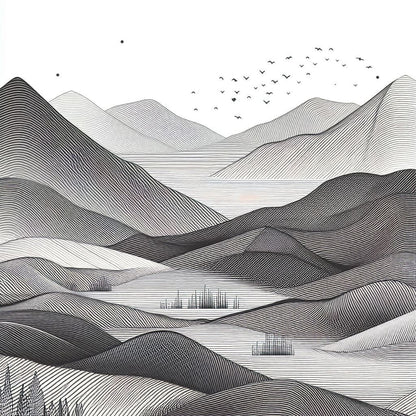 Asian Line Abstracts Study - Gregg Acini Adoree Designs - 