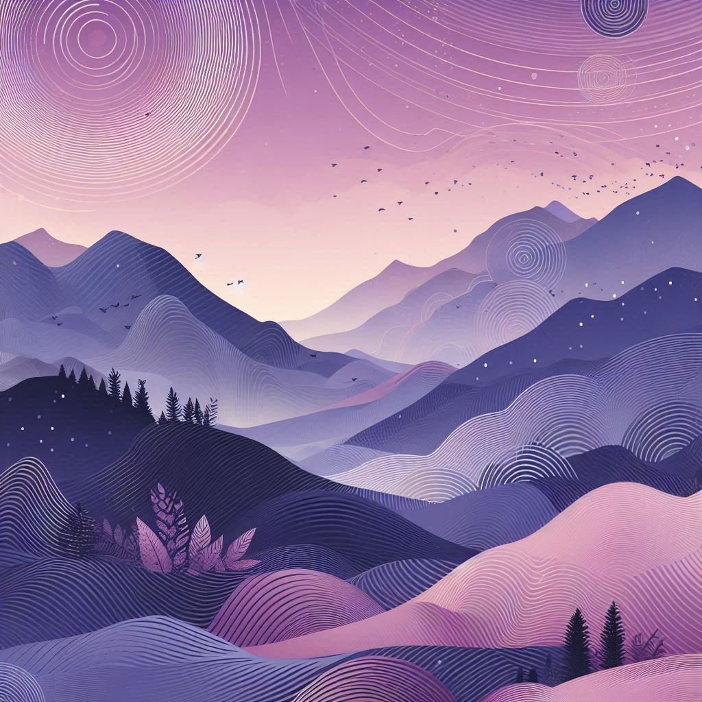 Asian Line Abstracts Study - Gregg Acini Adoree Designs - 