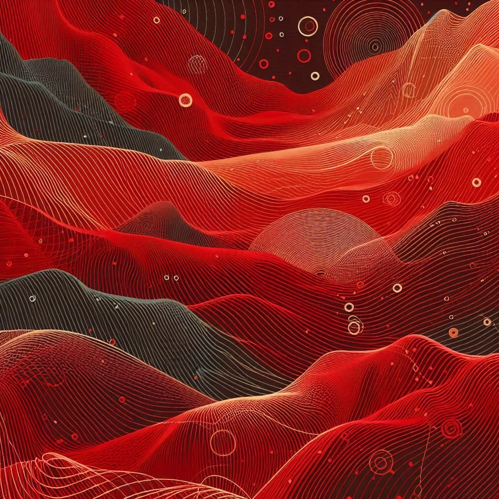 Asian Line Abstracts Study - Gregg Acini Adoree Designs - 