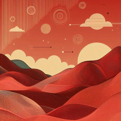 Asian Line Abstracts Study - Gregg Acini Adoree Designs - 