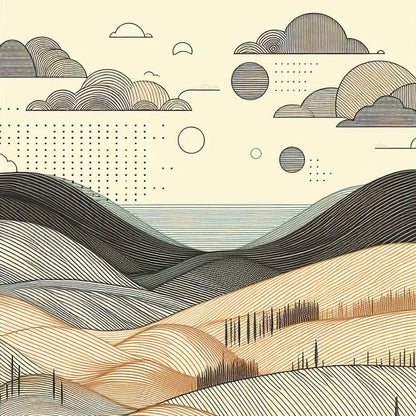 Asian Line Abstracts Study - Gregg Acini Adoree Designs - 