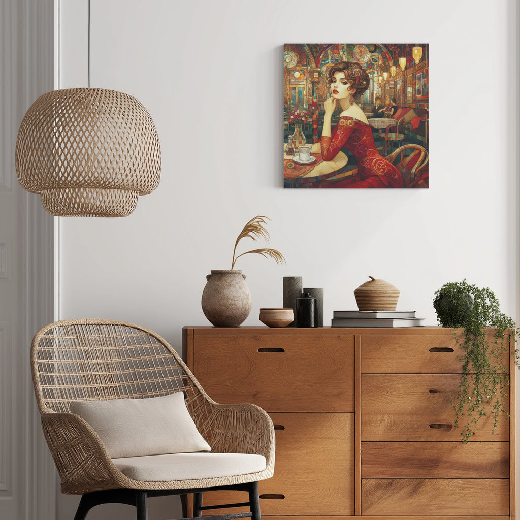 Audrey 1:1 Ratio Canvas Painting - Gregg Acini Adoree Designs - Canvas