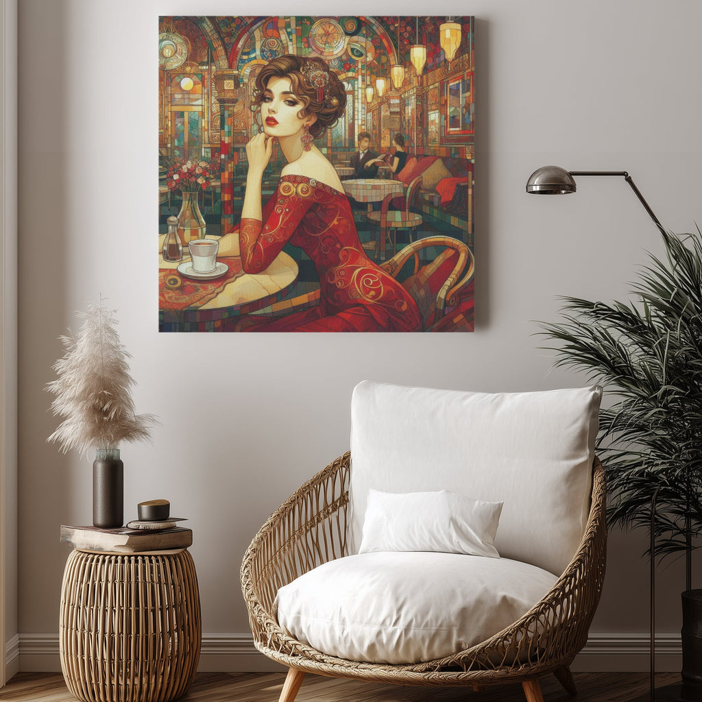 Audrey 1:1 Ratio Canvas Painting - Gregg Acini Adoree Designs - Canvas