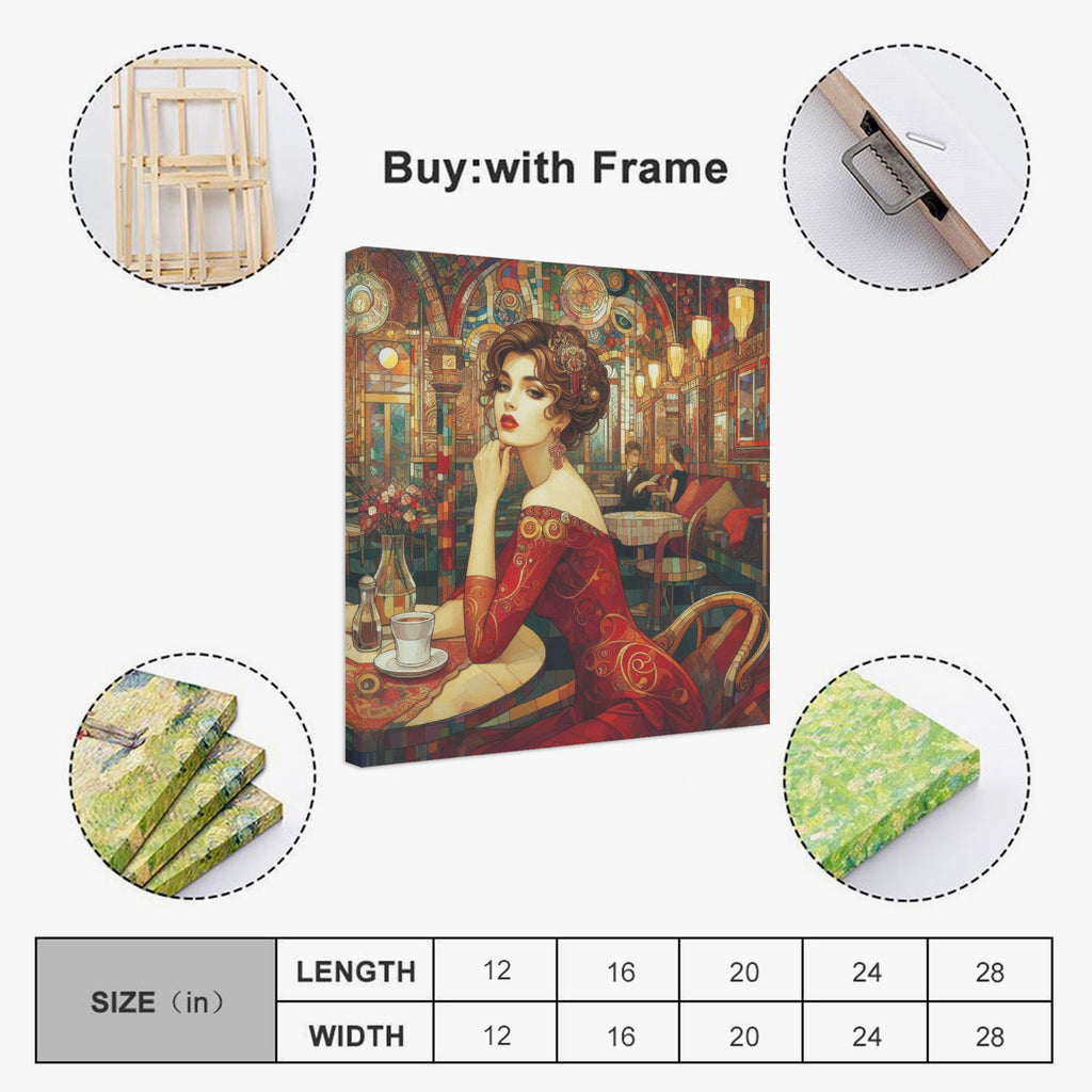 Audrey 1:1 Ratio Canvas Painting - Gregg Acini Adoree Designs - Canvas