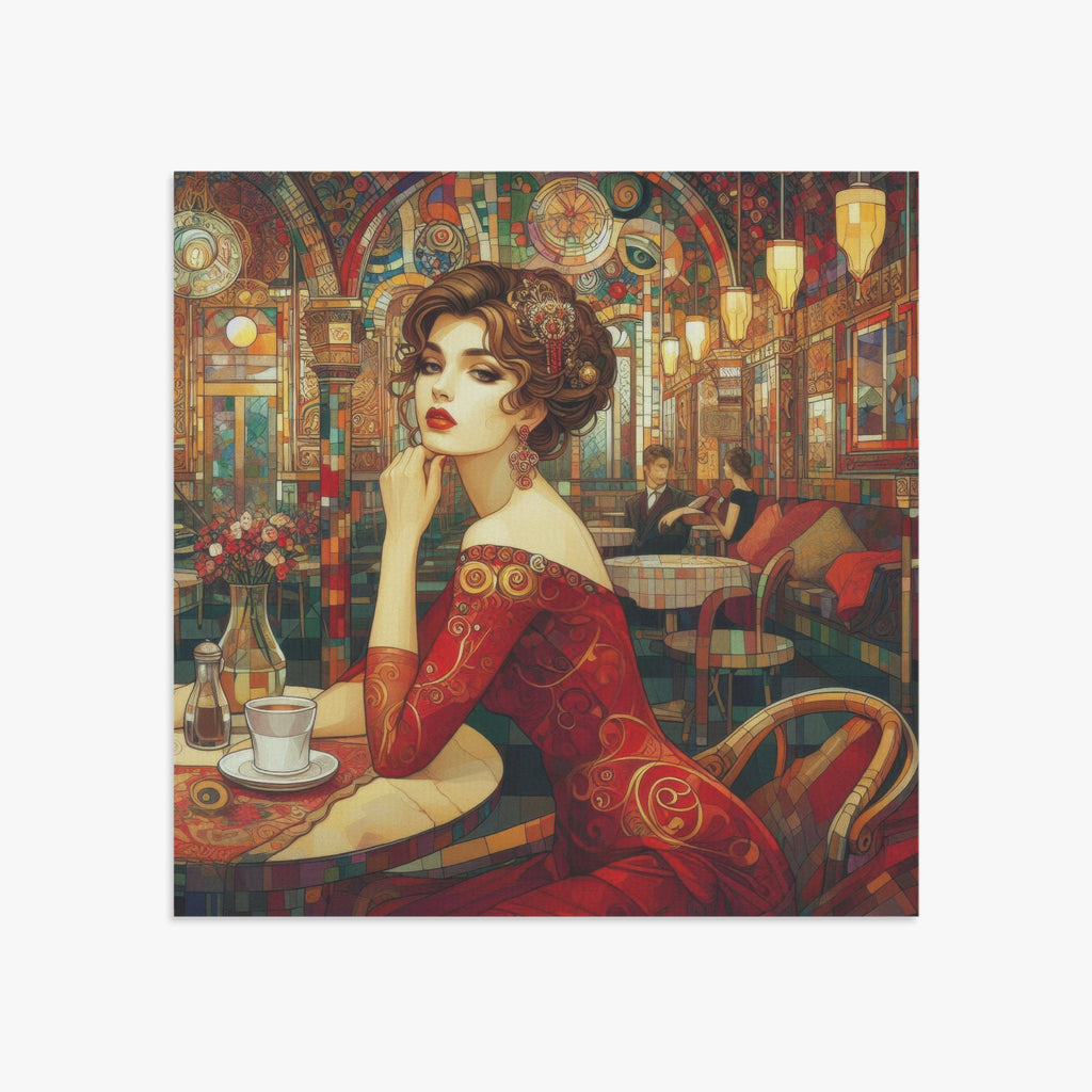Audrey 1:1 Ratio Canvas Painting - Gregg Acini Adoree Designs - Canvas