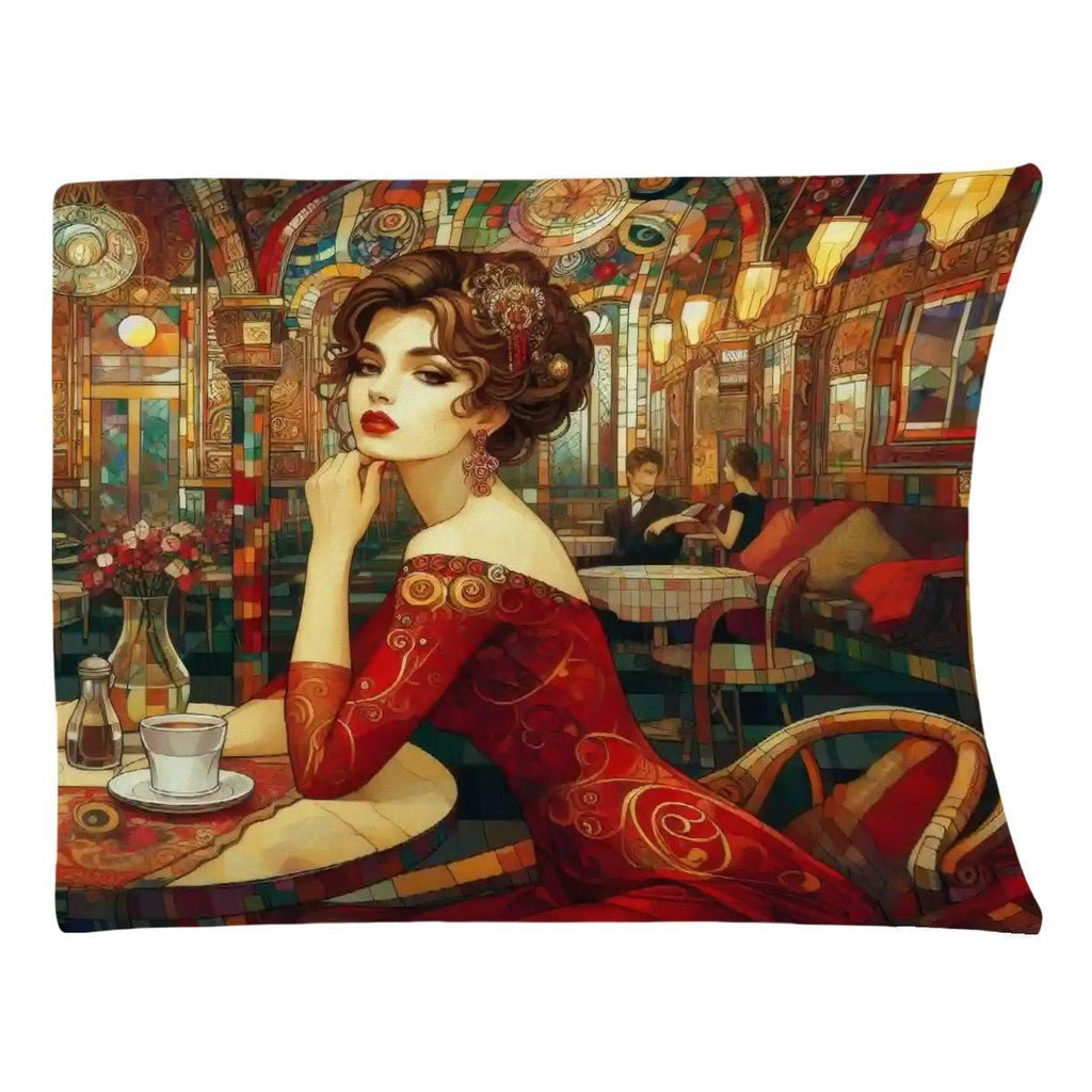 Audrey 300 GSM Flannel Throw Blanket (Made in USA) - Gregg Acini Adoree Designs - Blanket