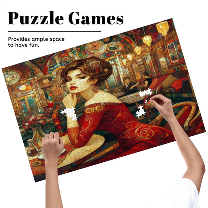Audrey Wooden Jigsaw Puzzles 1000 pcs - Gregg Acini Adoree Designs - Jigsaw Puzzle
