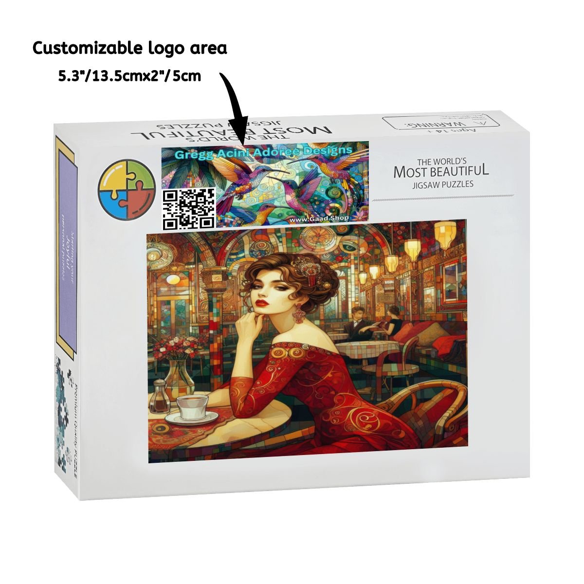 Audrey Wooden Jigsaw Puzzles 1000 pcs - Gregg Acini Adoree Designs - Jigsaw Puzzle