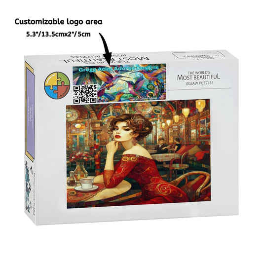 Audrey Wooden Jigsaw Puzzles 1000 pcs - Gregg Acini Adoree Designs - Jigsaw Puzzle