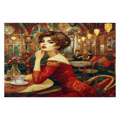 Audrey Wooden Jigsaw Puzzles 1000 pcs - Gregg Acini Adoree Designs - Jigsaw Puzzle