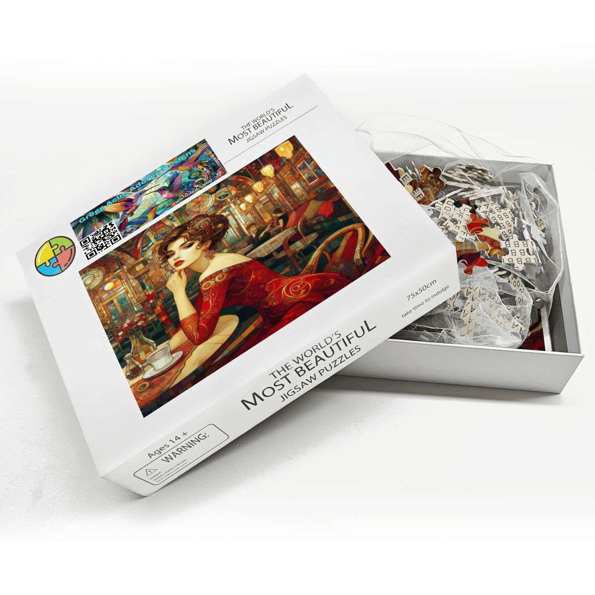 Audrey Wooden Jigsaw Puzzles 1000 pcs - Gregg Acini Adoree Designs - Jigsaw Puzzle