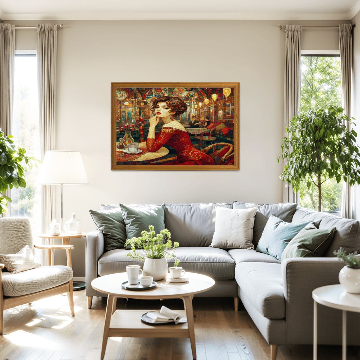 Audrey Wooden Jigsaw Puzzles 1000 pcs - Gregg Acini Adoree Designs - Jigsaw Puzzle