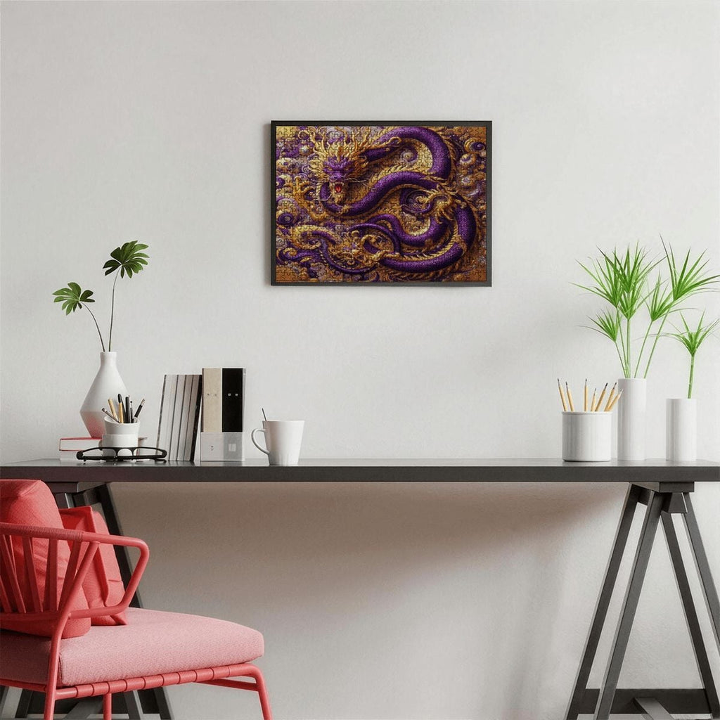 Dragon Art Wooden Jigsaw Puzzle — 500 Pieces | Multiple Designs