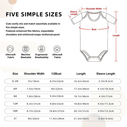 Baby Quokka - Short Sleeve Onesie - Gregg Acini Adoree Designs - Baby Bodysuit
