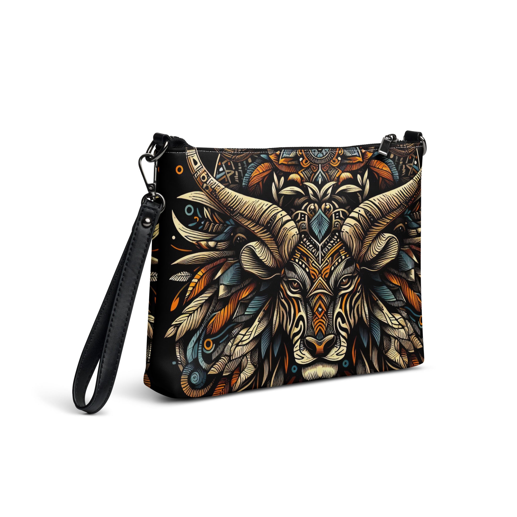 Bae Crossbody bag - Unique Unusual Animal Face - Gregg Acini Adoree Designs - Handbag