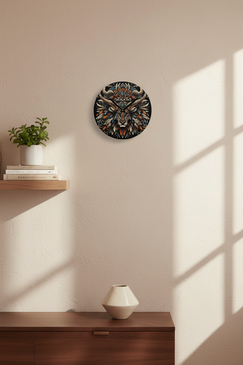Bae MDF Wall Clock Lifestyle