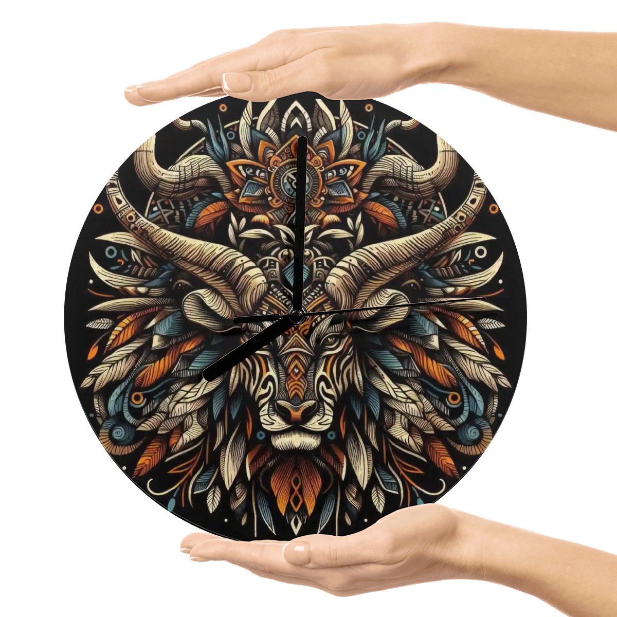 Bae MDF Wall Clock (Made in USA) - Gregg Acini Adoree Designs - Wall Clock